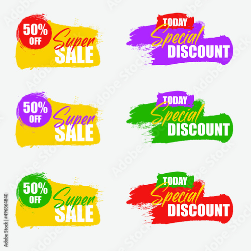 Summer Sale discount vector design