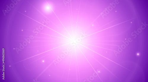 中心が発光する紫色の光の背景