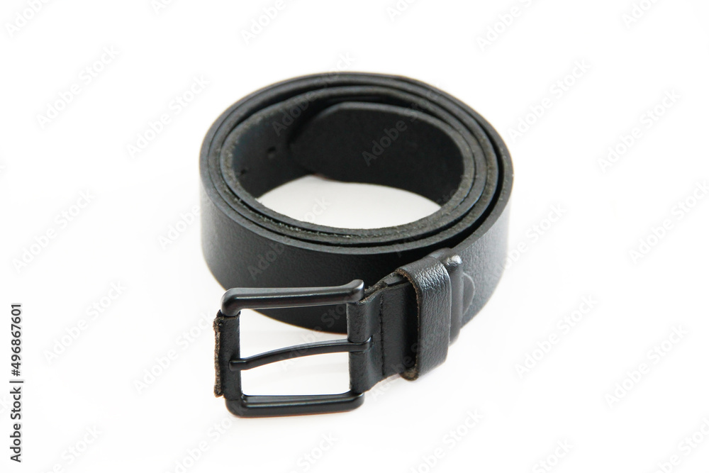 black men's belt with metal buckle black men's belt with metal buckle
