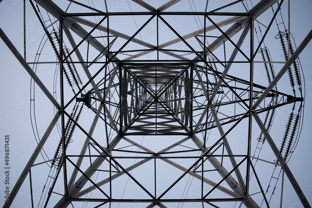 Electricity Antena perspective from down