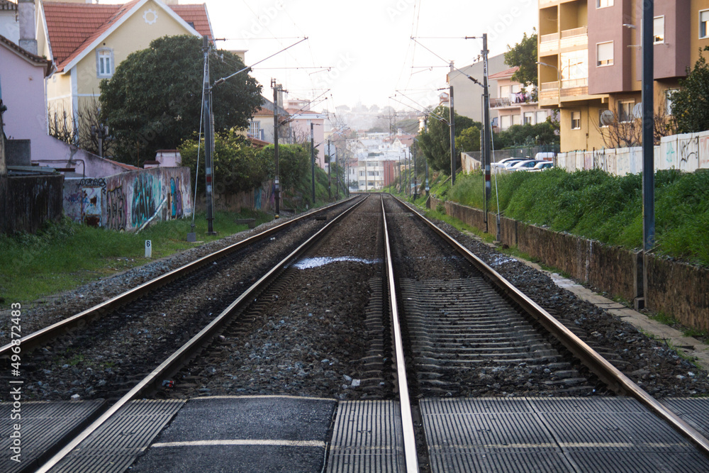 Naklejka premium trilhos