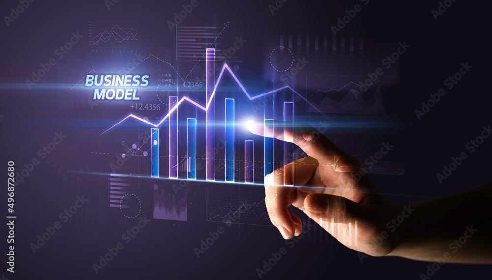 Hand touching business concept concept Hand touching business concept concept