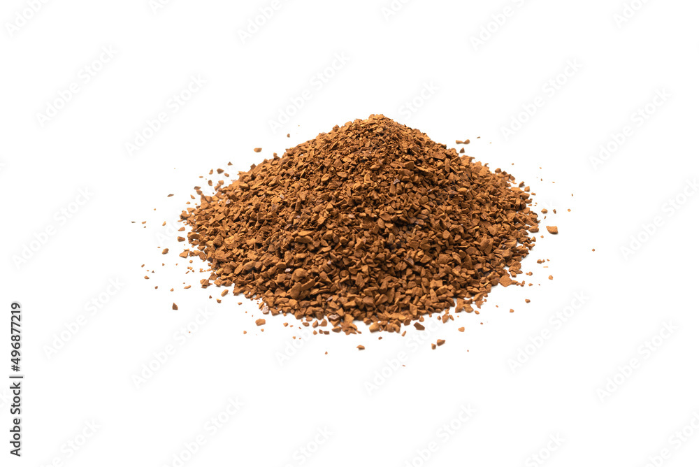 Instant coffee isolated on white background. Instant coffee isolated on white background.