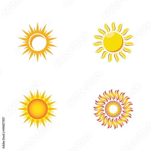 Sun Vector illustration Icon Logo