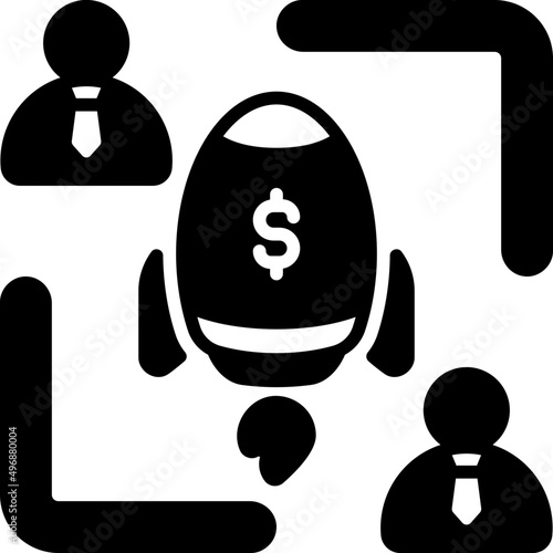co founder glyph icon