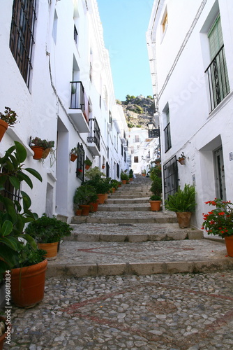 Les ruelles de Frigiliana, village classé "plus beaux villages d'Espagne" © Monique Pouzet
