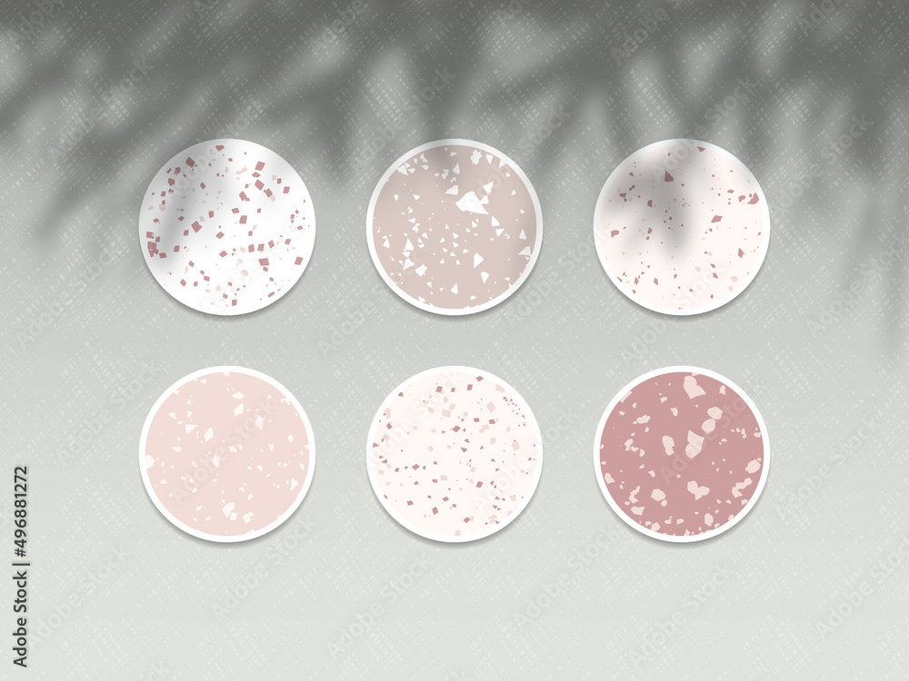 Highlight story cover. Terrazzo abstract design Highlight story cover. Terrazzo abstract design