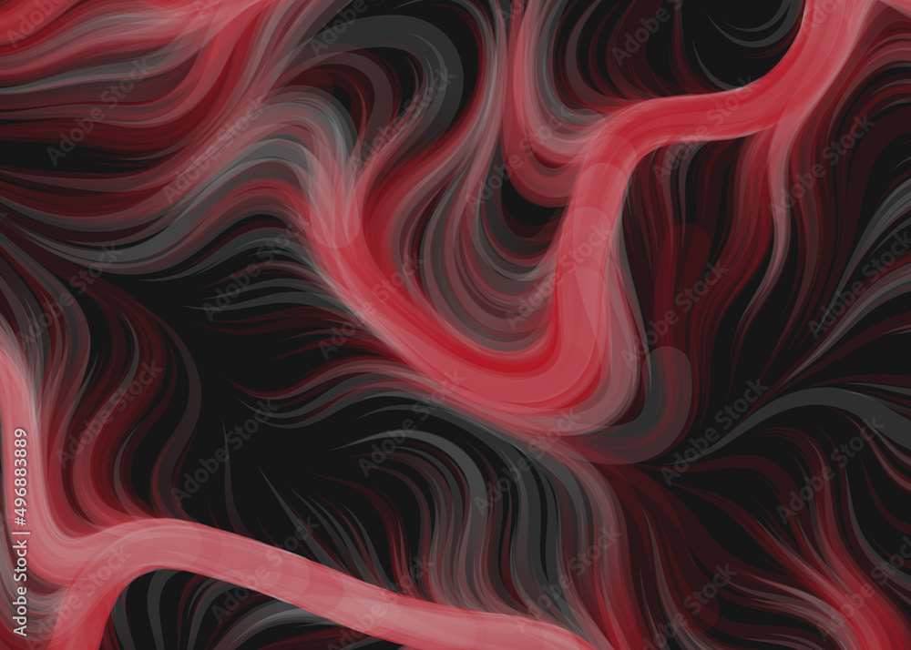 Fototapeta premium Abstract Perlin Noise Geometric Pattern generative computational art illustration