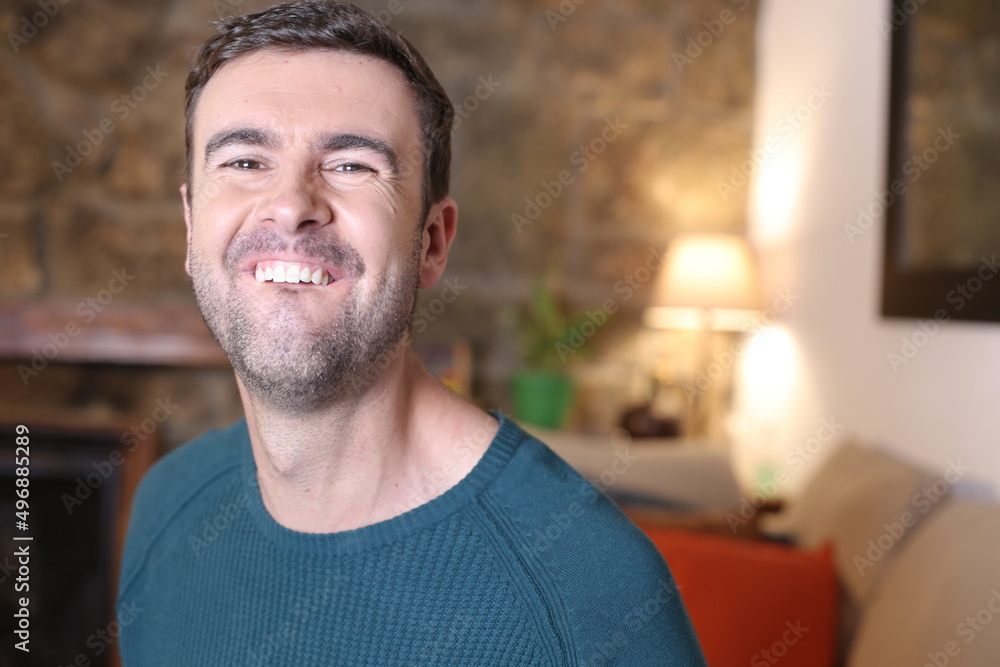 Obraz premium Comedian making a funny face