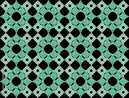 seamless abstract vector geometric background