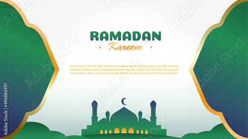 ramadan kareem banner template