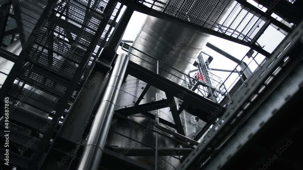 Shavings drying machine at a woodworking plant Shavings drying machine at a woodworking plant