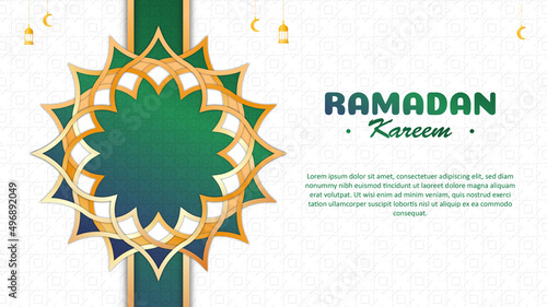 ramadan kareem banner template