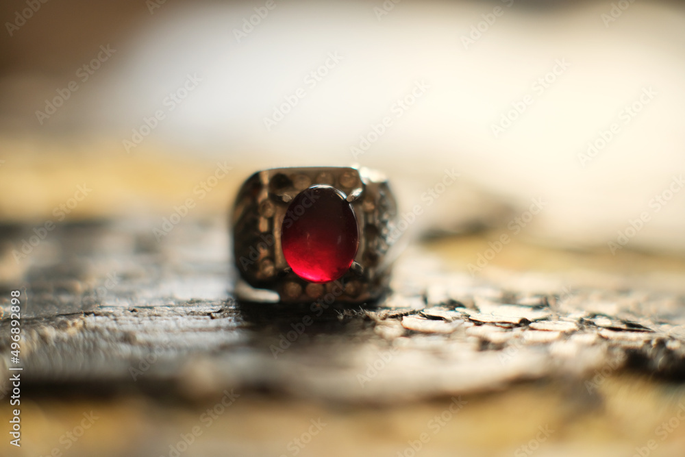 Silver ring with precious .silver and semiprecious stones. Finger decoration with gems Silver ring with precious .silver and semiprecious stones. Finger decoration with gems