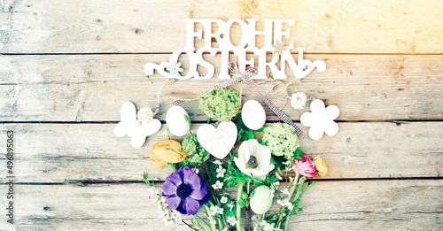 Easter greeting card with t...