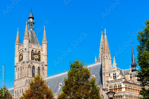 Bild auf Leinwand Cloth Hall in Ypres, Belgium