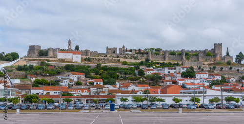 Castle overlooking Montemor-o-Velho town in Portugal photo