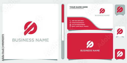 GP, PG Logo Design  with business card template for your design