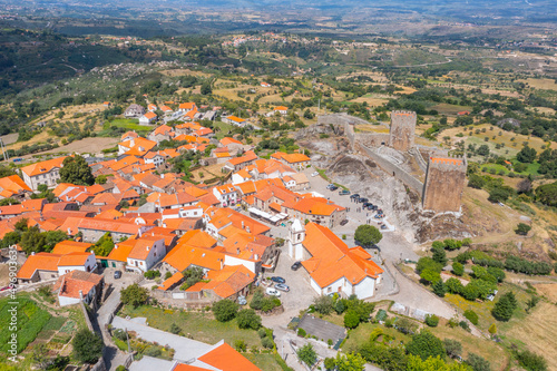 Old castle in Linhares, Portugal photo