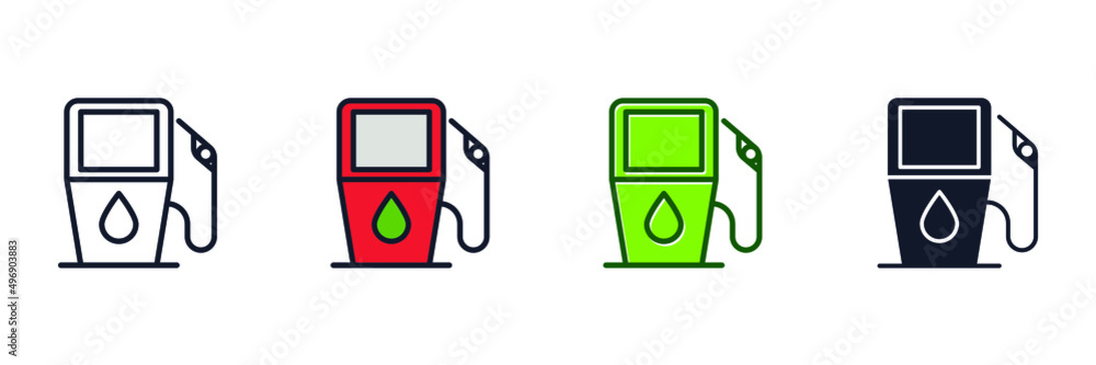 gas station icon symbol template for graphic and web design collection logo vector illustration gas station icon symbol template for graphic and web design collection logo vector illustration