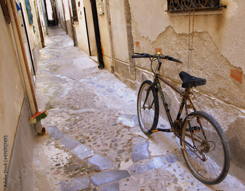 Old Bike in Sicilian Street