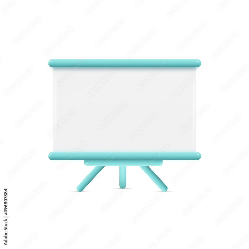 3d board for presentation and projector. Vector 3d board for presentation and projector. Vector