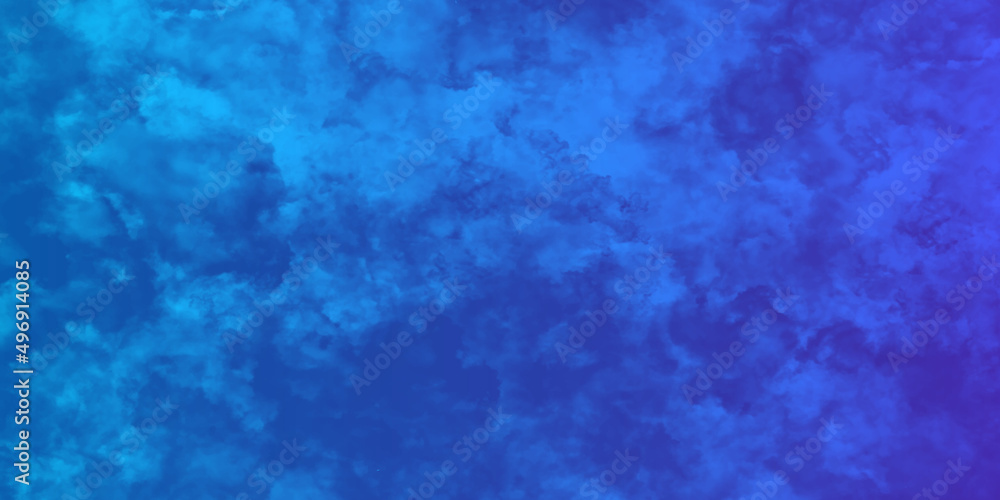 Abstract grunge decorative blue texture background with space. Blue powder explode cloud on black background. Grunge blue texture for decoration and design.