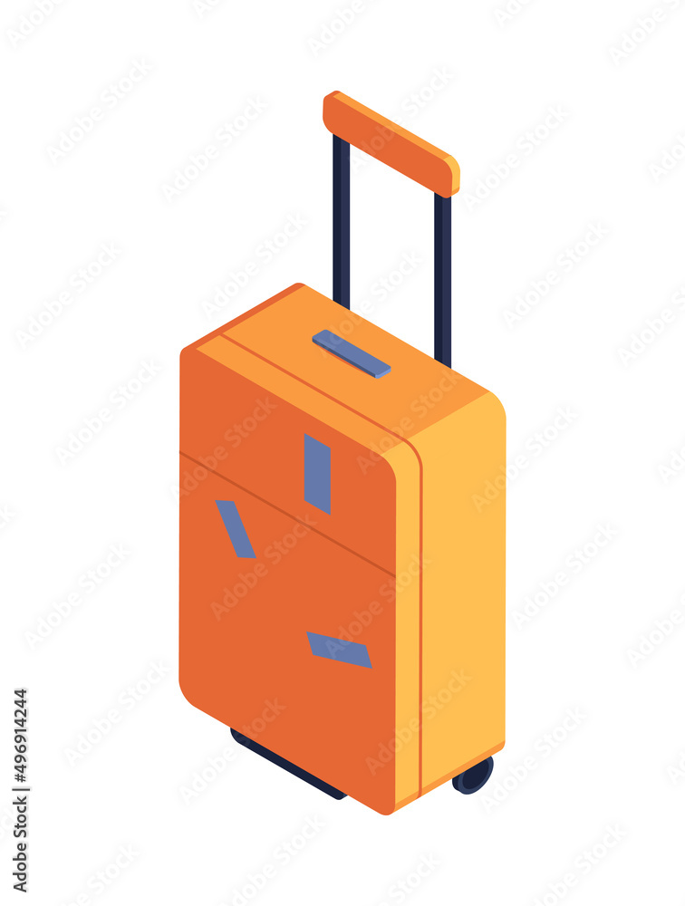 Suitcase Isometric Icon Suitcase Isometric Icon
