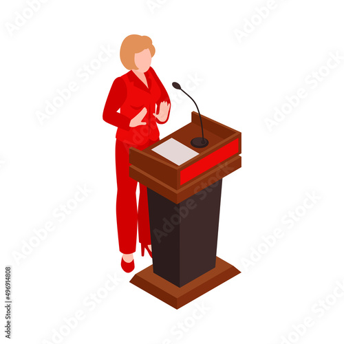 Isometric Election Icon