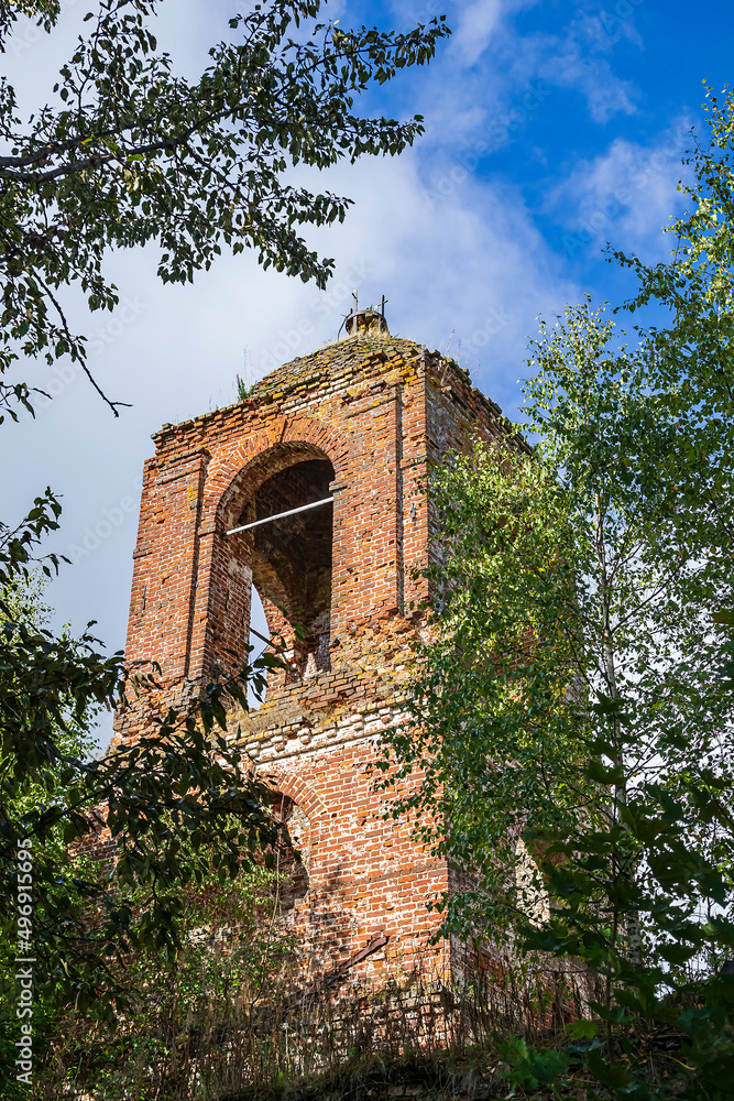 old ruined Orthodox church