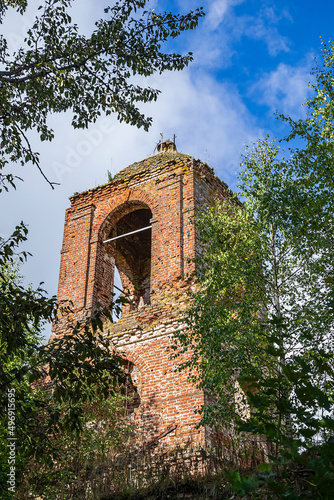 old ruined Orthodox church