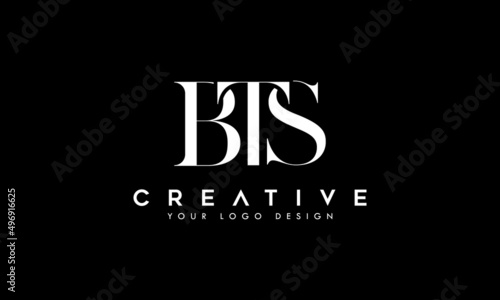 Creative BTS, TBS, STB initial logo for business and company 