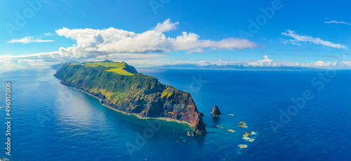 Fotografia Panorama of Sao Jorge island in the Azores, Portugal