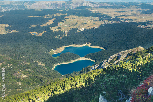 Wallpaper Mural Black Lake or Crno Jezero. National park Durmitor Mouintains in Montenegro.
 Torontodigital.ca