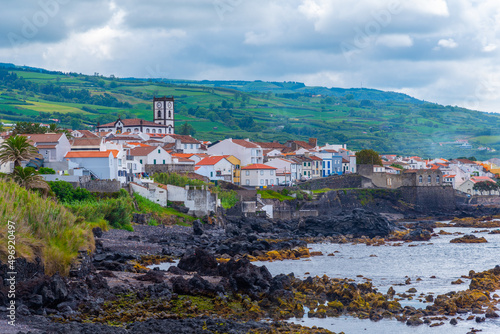 Vila Franca do Campo town at Sao Miguel island, Azores Portugal photo