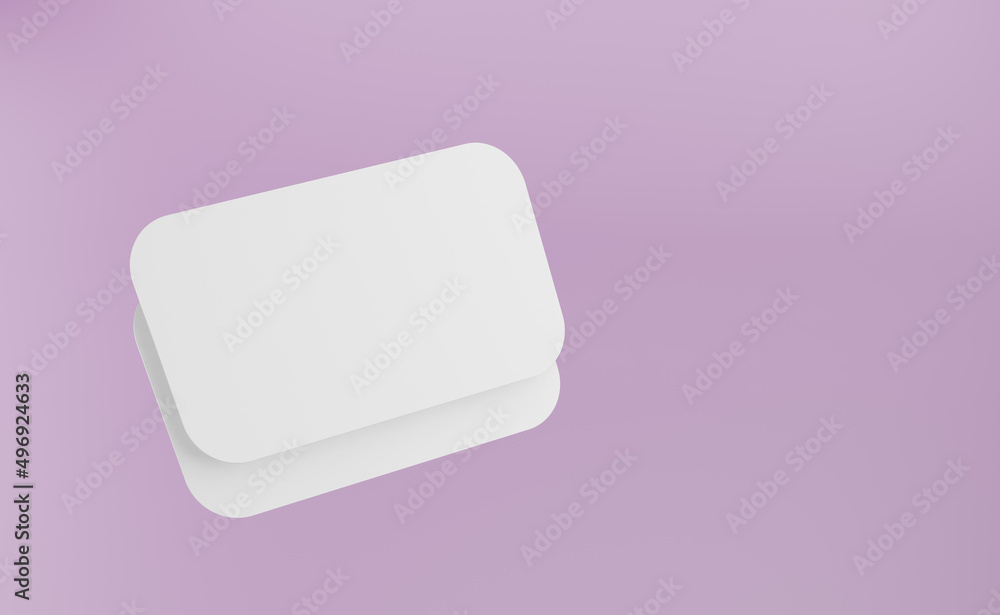 Corporate business card mock-up. 3d rendering. Corporate business card mock-up. 3d rendering.