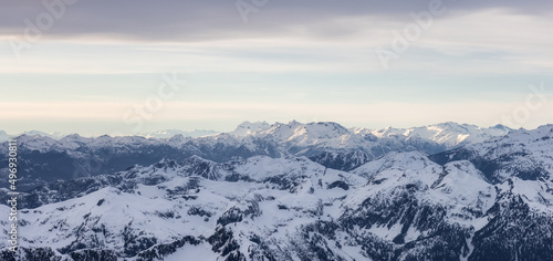 Aerial View of Canadian Rocky Mountain Landscape. © edb3_16