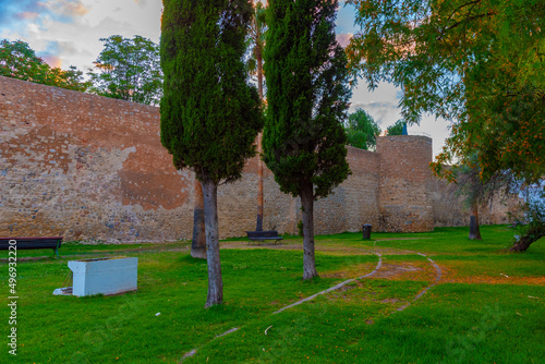 Castle in Portuguese town Faro