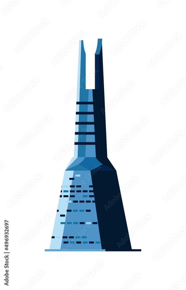 neon blue skyscraper neon blue skyscraper