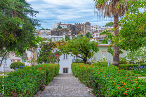 Tavira castle with a garden inside, Portugal