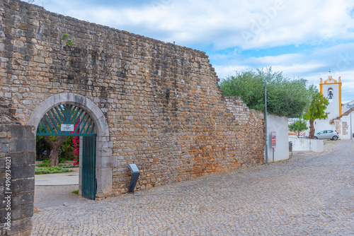 Tavira castle with a garden inside, Portugal