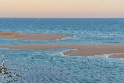 Coastline of Algarve region at Cacelha Velha in Portugal