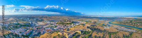 Panorama of Portuguese town Castro Marim photo