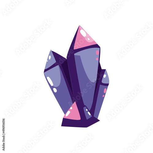 magic crytals illustration