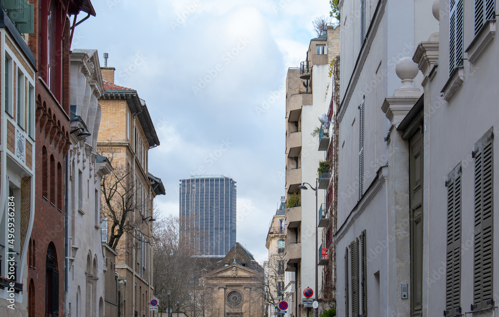Fototapeta premium Le quartier de l'Observatoire à Paris (France)