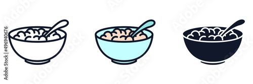 baby cereal icon symbol template for graphic and web design collection logo vector illustration