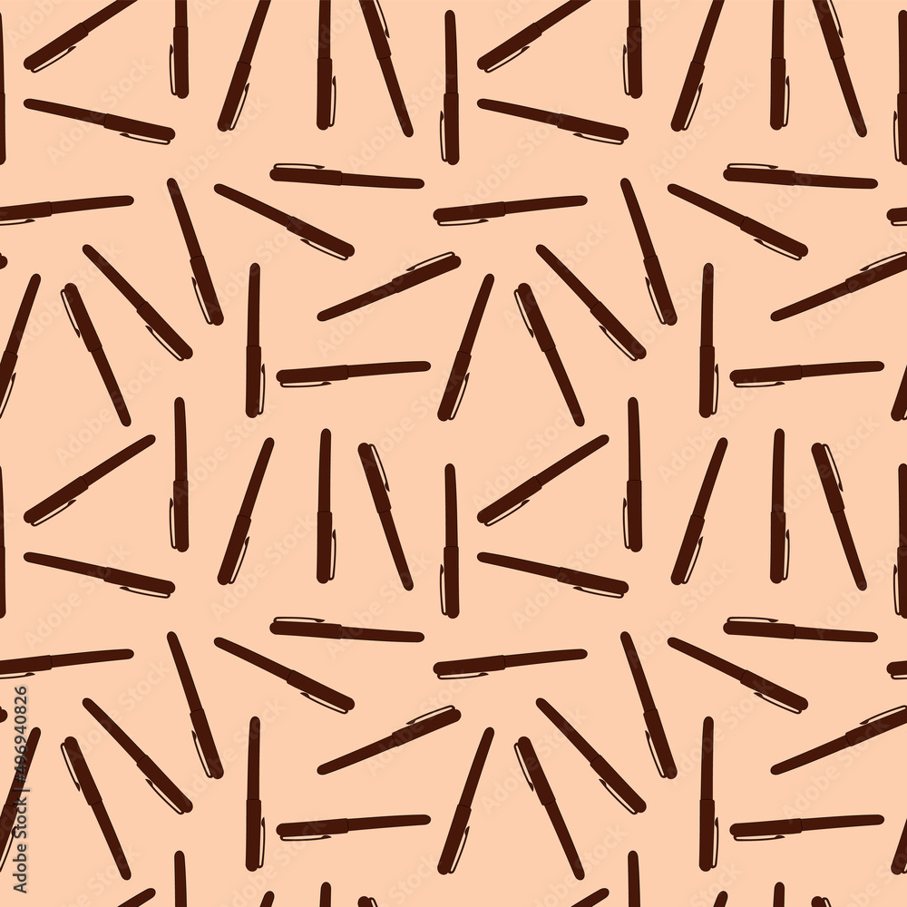A set of seamless patterns of pencils. 1000x1000, vector graphics. A set of seamless patterns of pencils. 1000x1000, vector graphics.