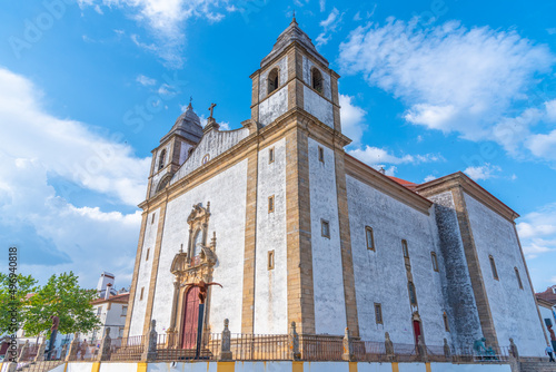 Santa Maria da Devesa church at Castelo de Vide in Portugal photo