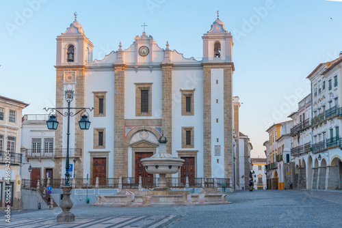 Sao Antao church in Evora, Portugal photo