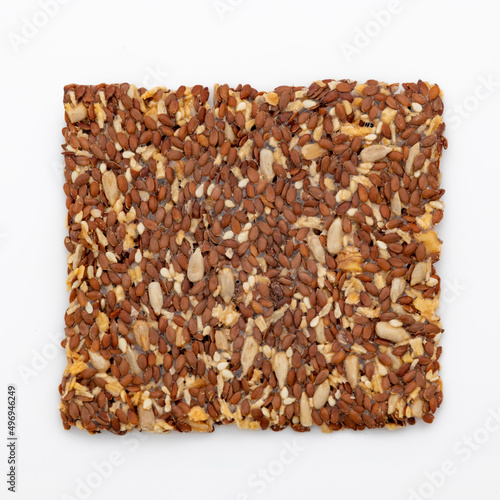 Flaxseed crackers, flaxseed bread, natural product, healthy for life, handmade